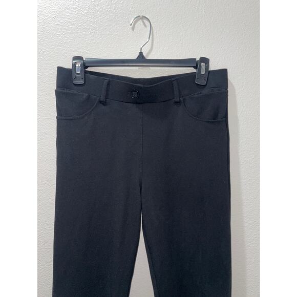 BETABRAND Black Dress Pants Straight Leg Size M - Picture 2 of 6